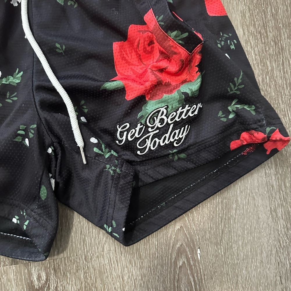 Floral Athletic Shorts - Picture 4 of 7